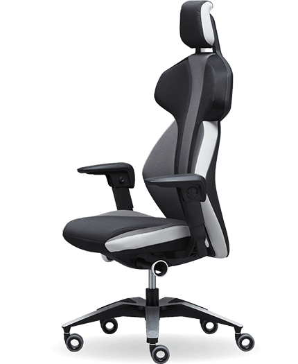 white sybr gaming chair